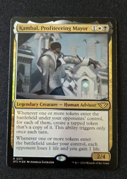 MTG - Kambal, Profiteering Mayor FOIL - Outlaws of Thunder Junction - NM Rare - Image 1
