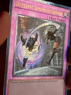 Yugioh! Different Dimension Ground - RA04-EN101 - Ultimate Rare - 1st Edition Ne - Image 3