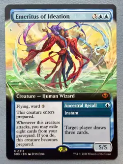 Emeritus of Ideation (Extended Art) - NM - MTG: Secrets of Strixhaven SOS #315 - Image 1