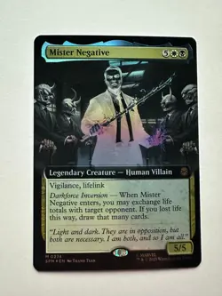 MTG Mister Negative Foil Borderless NM Marvel's Spider-Man - Image 1