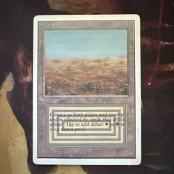 Scrubland Unlimited Dual Land Reserved List Mtg Magic the Gathering 1993 - Image 1