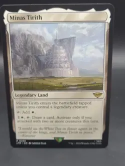 Minas Tirith - MTG Lord of the Rings - Rare 0256 - NM - Image 1