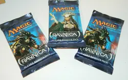 3 pack lot Magic the Gathering RETURN TO RAVNICA Sealed random art Booster Pack 653569714668 - Image 4
