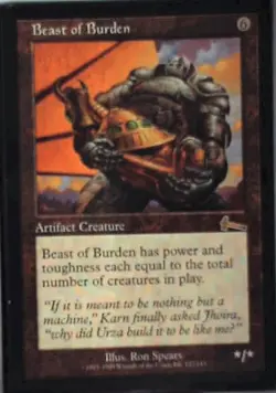 Beast of Burden - Urza's Legacy: #122, Magic: The Gathering Nm R40 - Image 1
