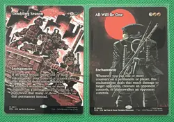 MTG TMNT Lot of 10 - Mythic Doubling Season All Will Be One / Rare Cutting Edge - Image 1