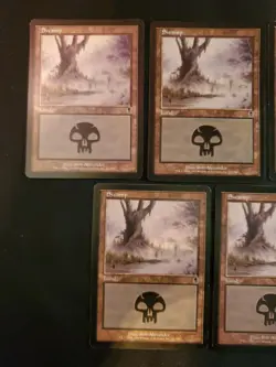 7x Swamp 341 Odyssey NM VLP MTG Magic Basic Land Mana Black Lot - Image 2