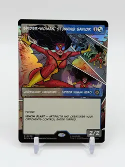 Spider-Woman, Stunning Savior (FOIL) x1 - MTG Marvel's Spider-Man SPM #230 - Image 1