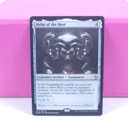 MTG Magic the Gathering Helm of the Host (217/296) Dominaria LP - Image 1