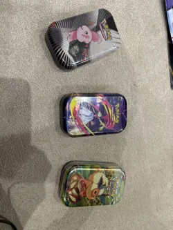 Pokemon TCG Mini Tin bundle 3 mini tins Brand New Sealed - Image 1