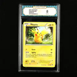TQG 8 NM-MT 2015 Pokemon ENG Pikachu #XY-Bt 48/162 U - Image 1