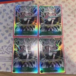 “Carrot” EB04-013 SR Playset x4 The Azure Sea’s Seven ONE PIECE OP14 English - Image 1