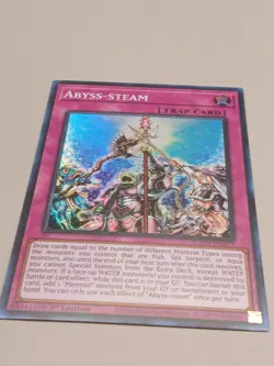 Yugioh! Abyss-steam - SUDA-EN077 - Super Rare - 1st Edition Near Mint, English - Image 1