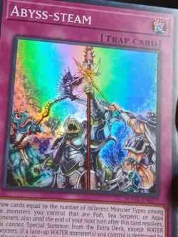 Yugioh! Abyss-steam - SUDA-EN077 - Super Rare - 1st Edition Near Mint, English - Image 3