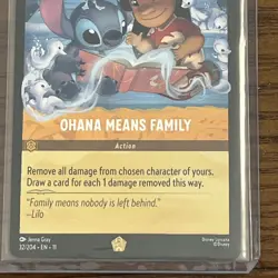 Disney’s Lorcana Winterspell ~ Ohana Means Family 32/204 Legendary Non-Foil - Image 3