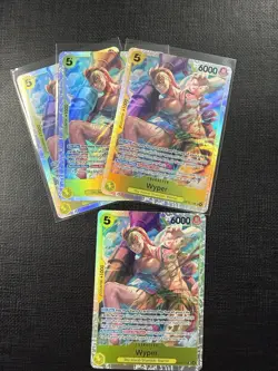 Bandai One Piece Card Game Wyper SR OP15-114 Holo Lot of 4 English - Image 1