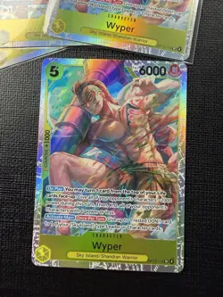 Bandai One Piece Card Game Wyper SR OP15-114 Holo Lot of 4 English - Image 2