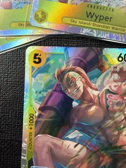 Bandai One Piece Card Game Wyper SR OP15-114 Holo Lot of 4 English - Image 3