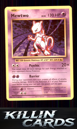 Mewtwo 51/108 Pokemon Rare XY - Evolutions Card NM - Image 1