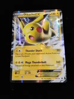 Pokemon TCG Pikachu EX Promo XY174 XY Promos Holofoil Card - Image 1