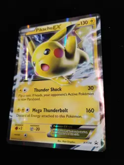 Pokemon TCG Pikachu EX Promo XY174 XY Promos Holofoil Card - Image 3