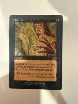 Duress [Urza’s Saga] Magic MTG Cards LP - Image 1