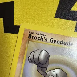 1st Edition BROCK’S GEODUDE 66/132 - GYM HEROES Pokemon Card - Image 2