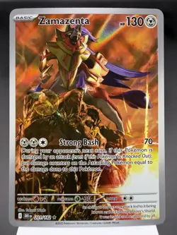 Zamazenta 201/182 - Illustration Rare - Destined Rivals Pokemon Card MINT - Image 1