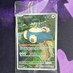 Snorlax SVP EN 051 Black Star Promo Scarlet & Violet Pokemon 151 Card - SEALED - Image 1