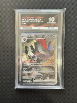 Pokemon TCG N's Zoroark ex Card 185/159 | Journey Together | Graded - ACE 10 - Image 1