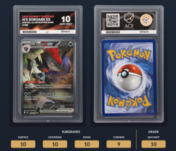 Pokemon TCG N's Zoroark ex Card 185/159 | Journey Together | Graded - ACE 10 - Image 3