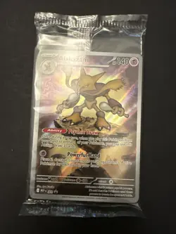 Pokemon TCG SV: Scarlet & Violet Promo Cards #009 Alakazam SEALED - Image 1