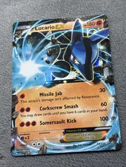 Lucario EX 54/111 XY Furious Fists 2014 Pokemon Card - Image 4
