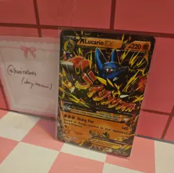 M Lucario EX 55/111 Ultra Rare XY - Furious Fists Pokemon Card - Image 1