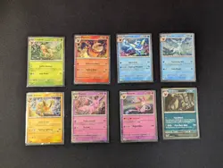 Prismatic Evolutions Costco Cosmos Holo Promo Cards Full Set Of 8 Eeveelutions - Image 1