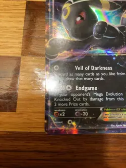 Pokemon TCG Umbreon EX XY Fates Collide Card 55/124 - Image 4
