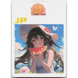 Goddess Story Anime Waifu Card Flower Diary JP Watermelon Girl - Image 1