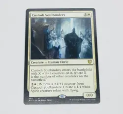 Custodi Soulbinders 083 Magic The Gathering Trading Card MTG Info Card Tc7 - Image 1