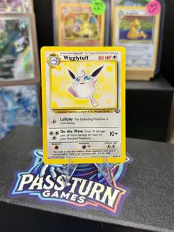 Pokemon TCG Wigglytuff Jungle Unlimited Rare Star Card 32/64 Regular - Image 1