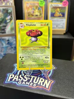 Vileplume Jungle 31/64 Non-Holo Unlimited Rare Vintage Pokemon TCG 1999 Card - Image 1