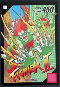 Blanka 7 Street Fighter 2 Super Barcode Wars Card Bandai Japanese - Image 1