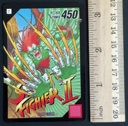 Blanka 7 Street Fighter 2 Super Barcode Wars Card Bandai Japanese - Image 2