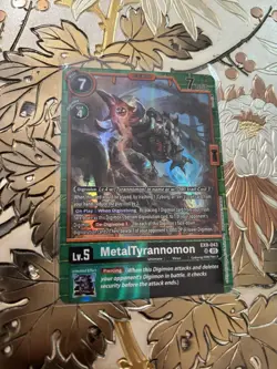 Digimon Card Game MetalTyrannomon Foil EX9-043 SR - Image 1