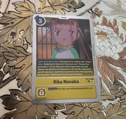 Digimon Card Game Rika Nonaka Alternate Art Foil BT17-085 - Image 1