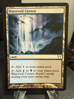 MTG Magic the Gathering Champions of Kamigawa Waterveil Cavern - Image 1