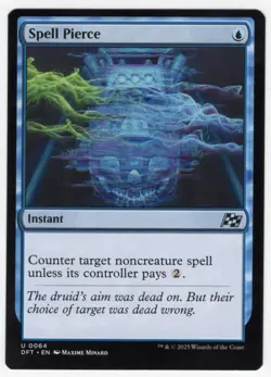 MTG Aetherdrift U Spell Pierce #0064 - Image 1