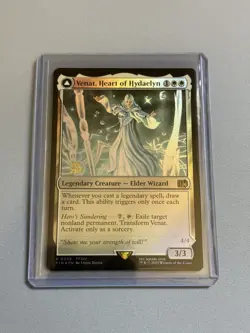 MTG: Venat, Heart of Hydaelyn Foil (Prerelease) [Final Fantasy] Near Mint - Image 1