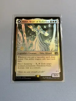 MTG: Venat, Heart of Hydaelyn Foil (Prerelease) [Final Fantasy] Near Mint - Image 2