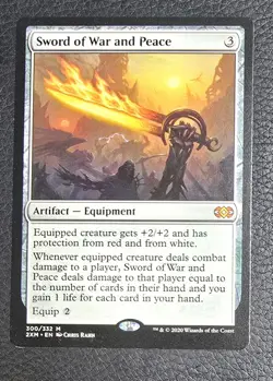 Sword of War and Peace Double Masters Regular MTG NM Magic Card - Image 1
