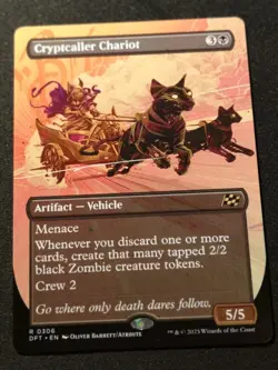 Cryptcaller Chariot - Borderless - DFT - MTG - EN - NM - 0306 - Image 1