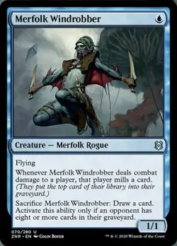 Merfolk Windrobber - Near Mint MTG Zendikar Rising - Image 1